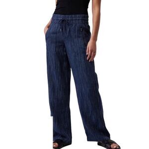 Athleta Blue Wide Leg TALL Pants